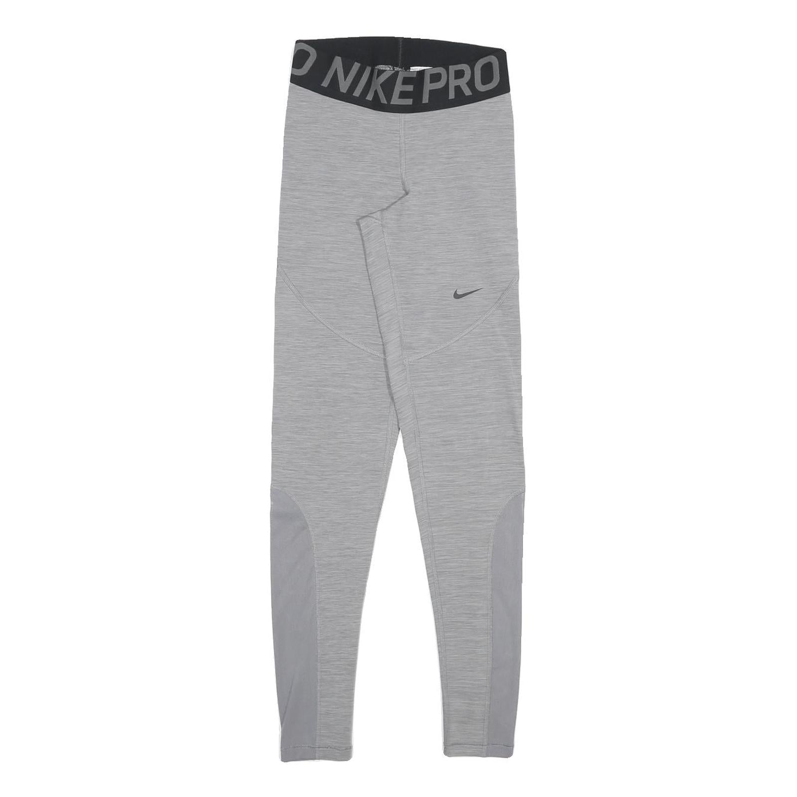 NIKE Womens Joggers Grey XS W22 L27 Slim Tapered Fit Workout Activewear
