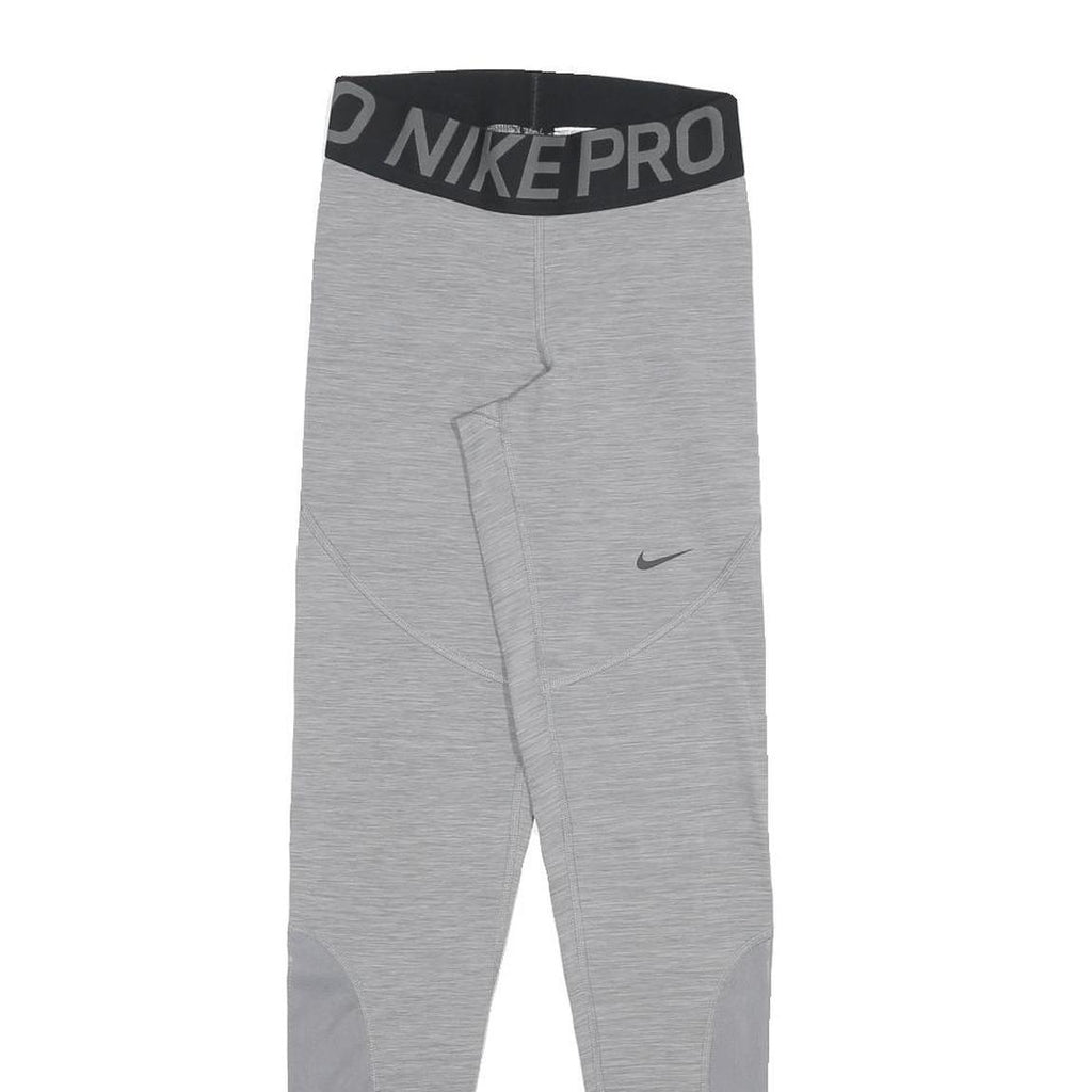 NIKE Womens Joggers Grey XS W22 L27 Slim Tapered Fit Workout Activewear