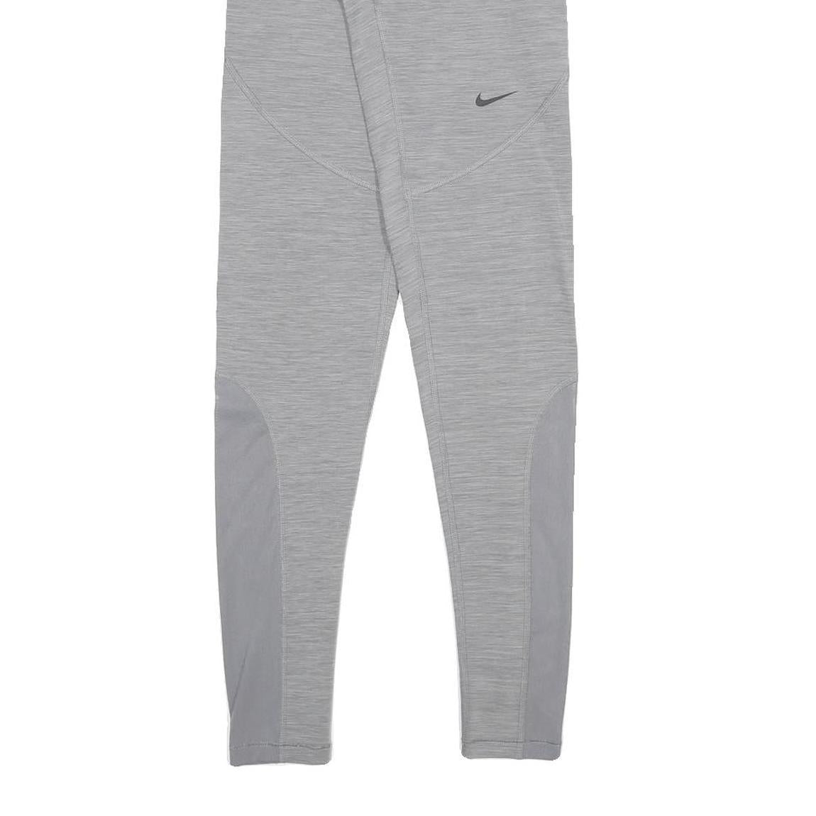 NIKE Womens Joggers Grey XS W22 L27 Slim Tapered Fit Workout Activewear