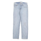 LEVI'S 502 Girls Jeans Light Blue Regular Tapered Denim W25 L26 Contemporary Fit