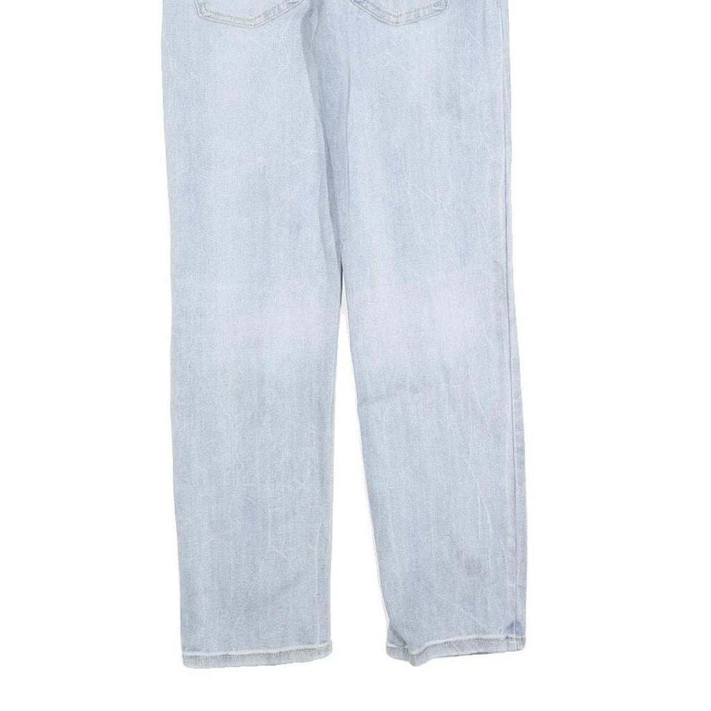 LEVI'S 502 Girls Jeans Light Blue Regular Tapered Denim W25 L26 Contemporary Fit