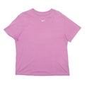 NIKE Mens Pink S Short Sleeve Crew Neck Cotton Blend T-Shirt Sports Casual