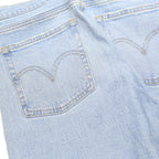 LEVI'S Wedgie Big E Womens Jeans Light Blue Regular Straight Denim W29 L26