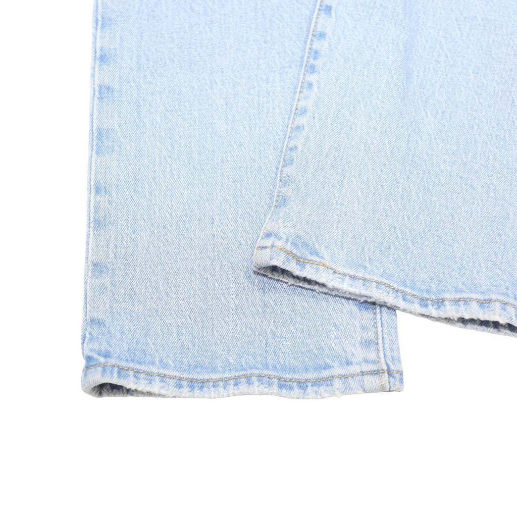 LEVI'S Wedgie Big E Womens Jeans Light Blue Regular Straight Denim W29 L26