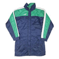 PUMA Mens Navy & Green Colourblock Track Jacket M Polyester Blend Zip