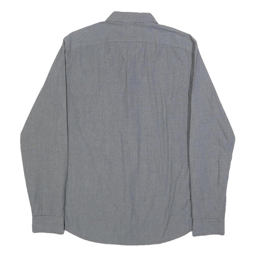 GAP Mens Grey Cotton Long Sleeve Shirt M Classic Fit Casual Formal