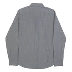 GAP Mens Grey Cotton Long Sleeve Shirt M Classic Fit Casual Formal