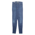 LEVI'S Big E Womens Jeans Blue Slim Skinny Stone Wash W26 L30