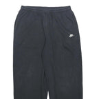 NIKE Mens Joggers Black Regular Straight L W31 L28 Cotton Blend Logo