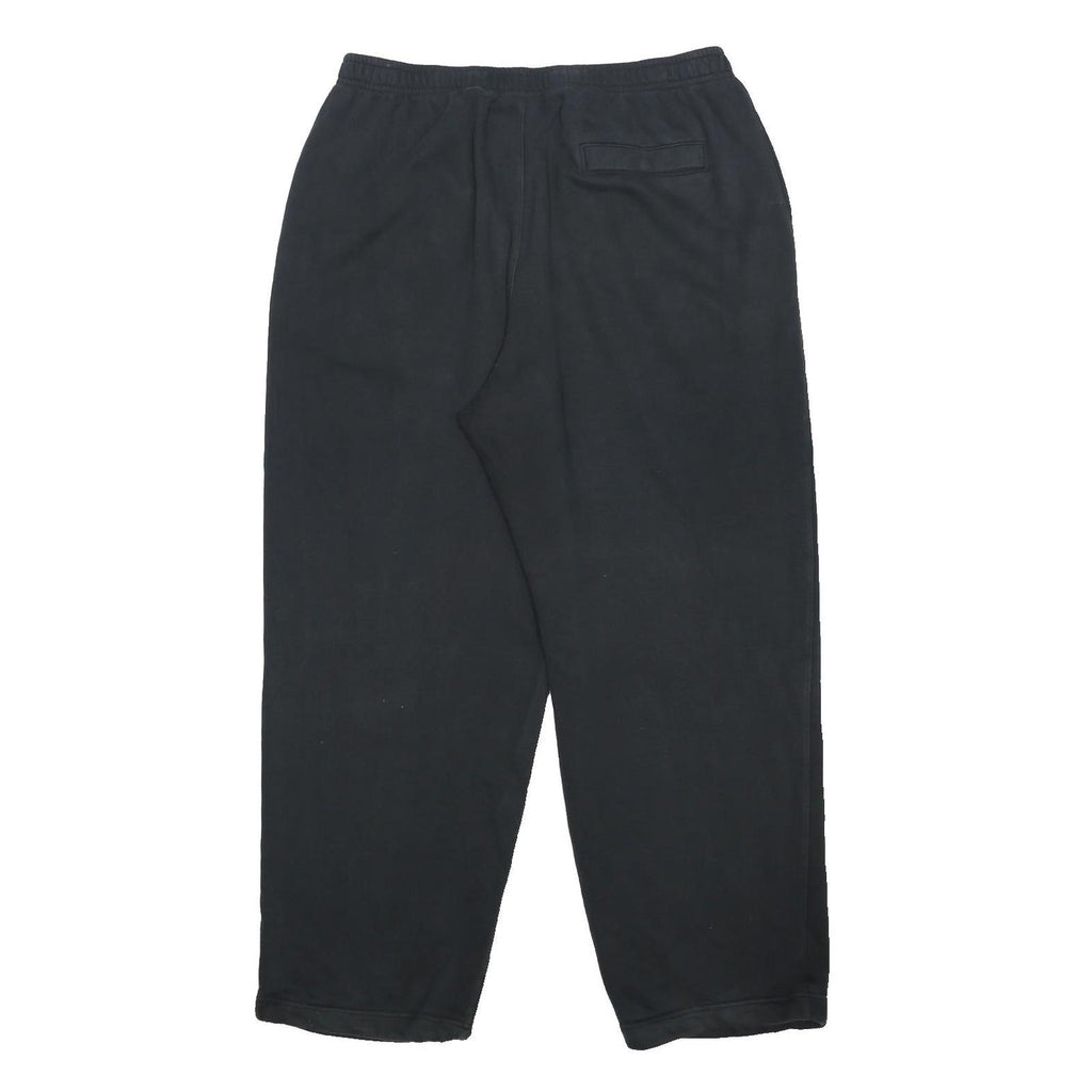 NIKE Mens Joggers Black Regular Straight L W31 L28 Cotton Blend Logo