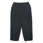NIKE Mens Joggers Black Regular Straight L W31 L28 Cotton Blend Logo