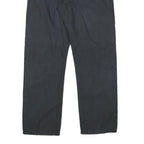 BOSS Mens Cotton Blend Black Regular Straight Trousers W30 L29 Smart Casual