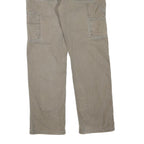 CARHARTT Mens Cotton Blend Beige Regular Straight Trousers W32 L30 Workwear
