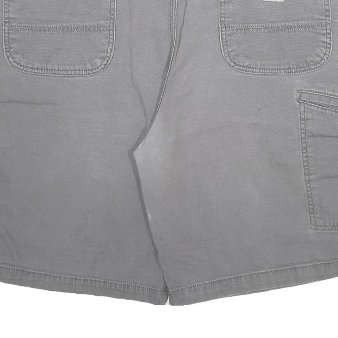 CARHARTT Mens Shorts Grey Relaxed Fit Cotton Blend 3XL W40 Workwear Casual