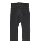 LEVI'S Womens Slim Black Denim Slim Jeans W26 L28 Stretch