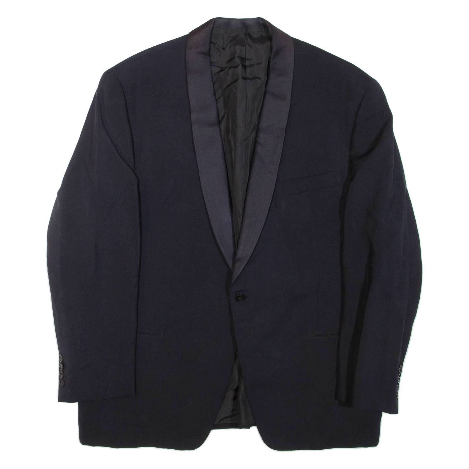 Mens Blazer Jacket Blue L