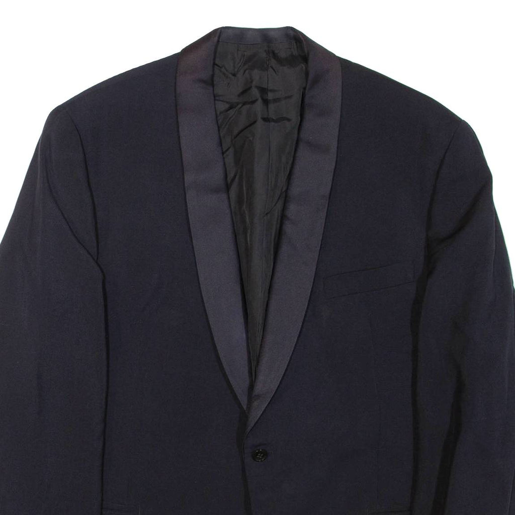 Mens Blazer Jacket Blue L