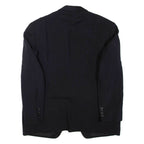 Mens Blazer Jacket Blue L