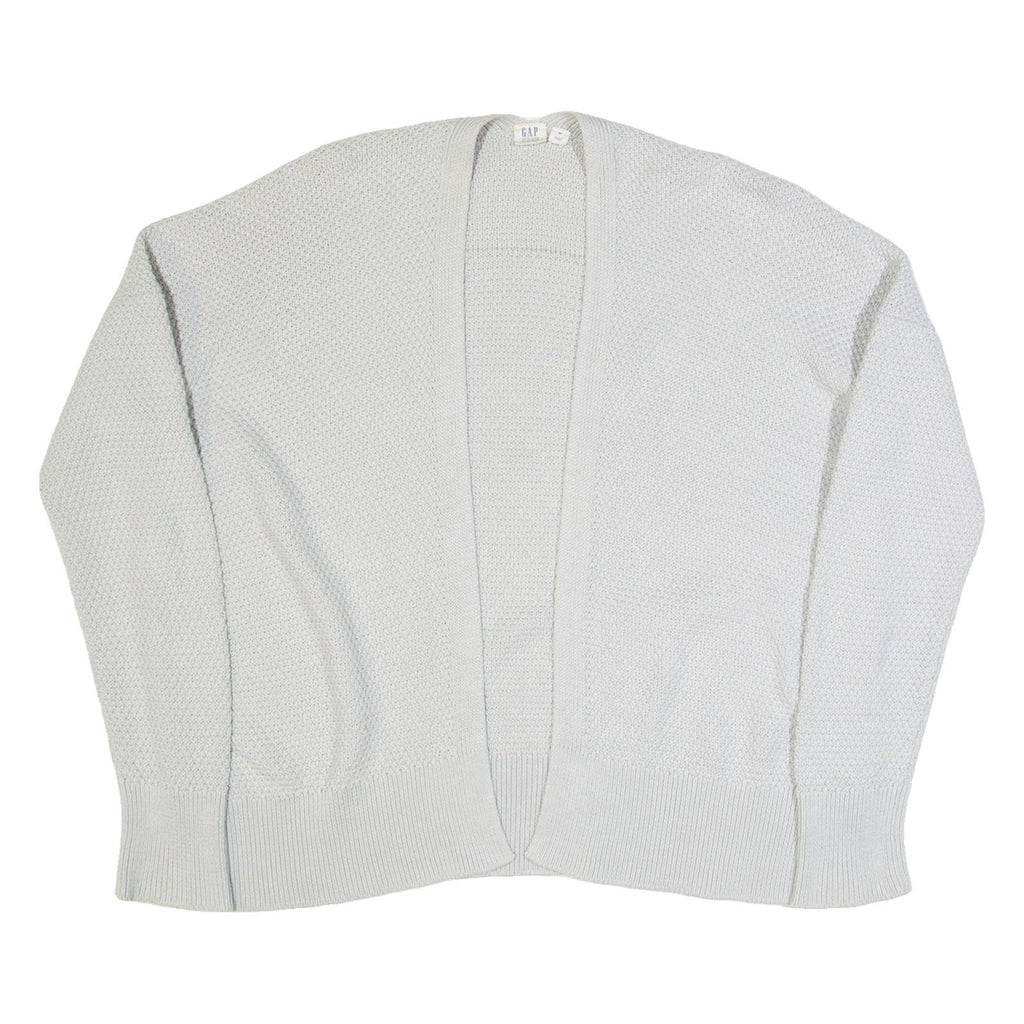 GAP Womens Cardigan Grey Tight Knit M