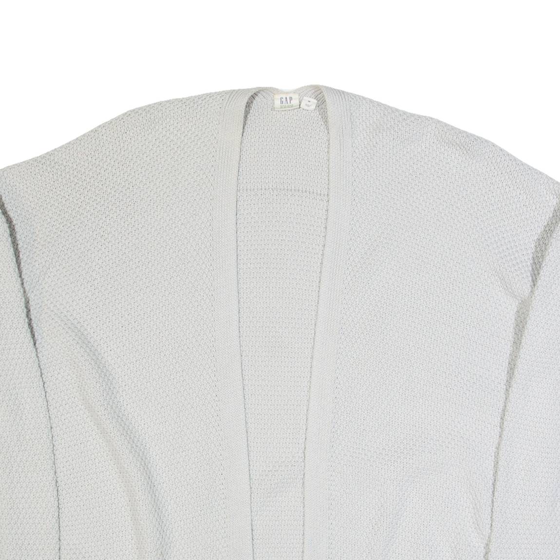 GAP Womens Cardigan Grey Tight Knit M