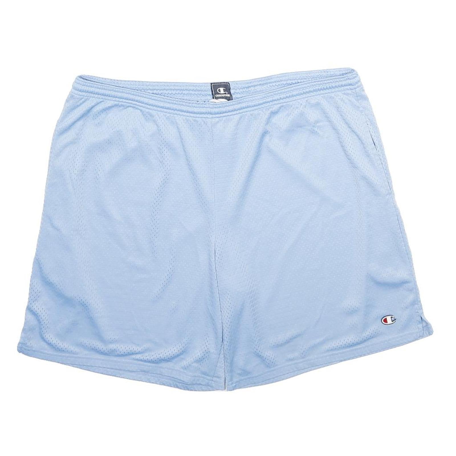 CHAMPION Mens Shorts Blue Casual 2XL W36 Polyester Lightweight Sportswear