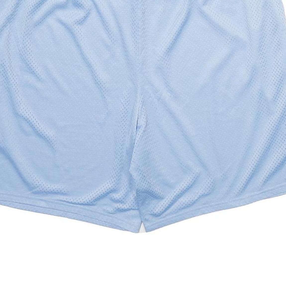 CHAMPION Mens Shorts Blue Casual 2XL W36 Polyester Lightweight Sportswear