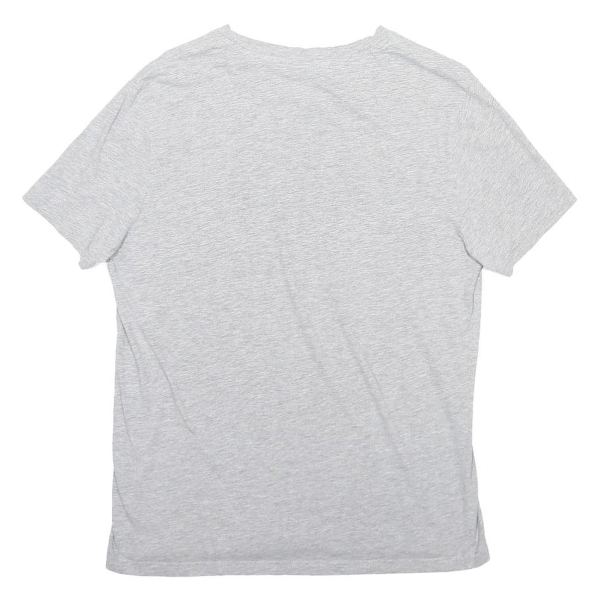 CHAMPION Mens Grey Blue Logo Graphic T-Shirt M Short Sleeve Crew Neck Casual