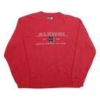 GEAR FOR SPORTS Mens Red Alumni North Central College Crew Neck L Sweatshirt