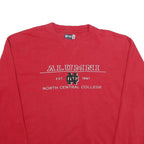 GEAR FOR SPORTS Mens Red Alumni North Central College Crew Neck L Sweatshirt