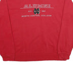 GEAR FOR SPORTS Mens Red Alumni North Central College Crew Neck L Sweatshirt