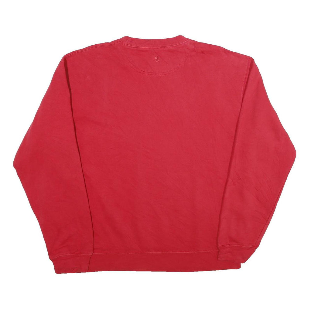 GEAR FOR SPORTS Mens Red Alumni North Central College Crew Neck L Sweatshirt