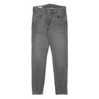 LEVI'S 512 Mens Slim Grey Denim Slim Jeans W30 L31 Stylish Cotton Blend Zip