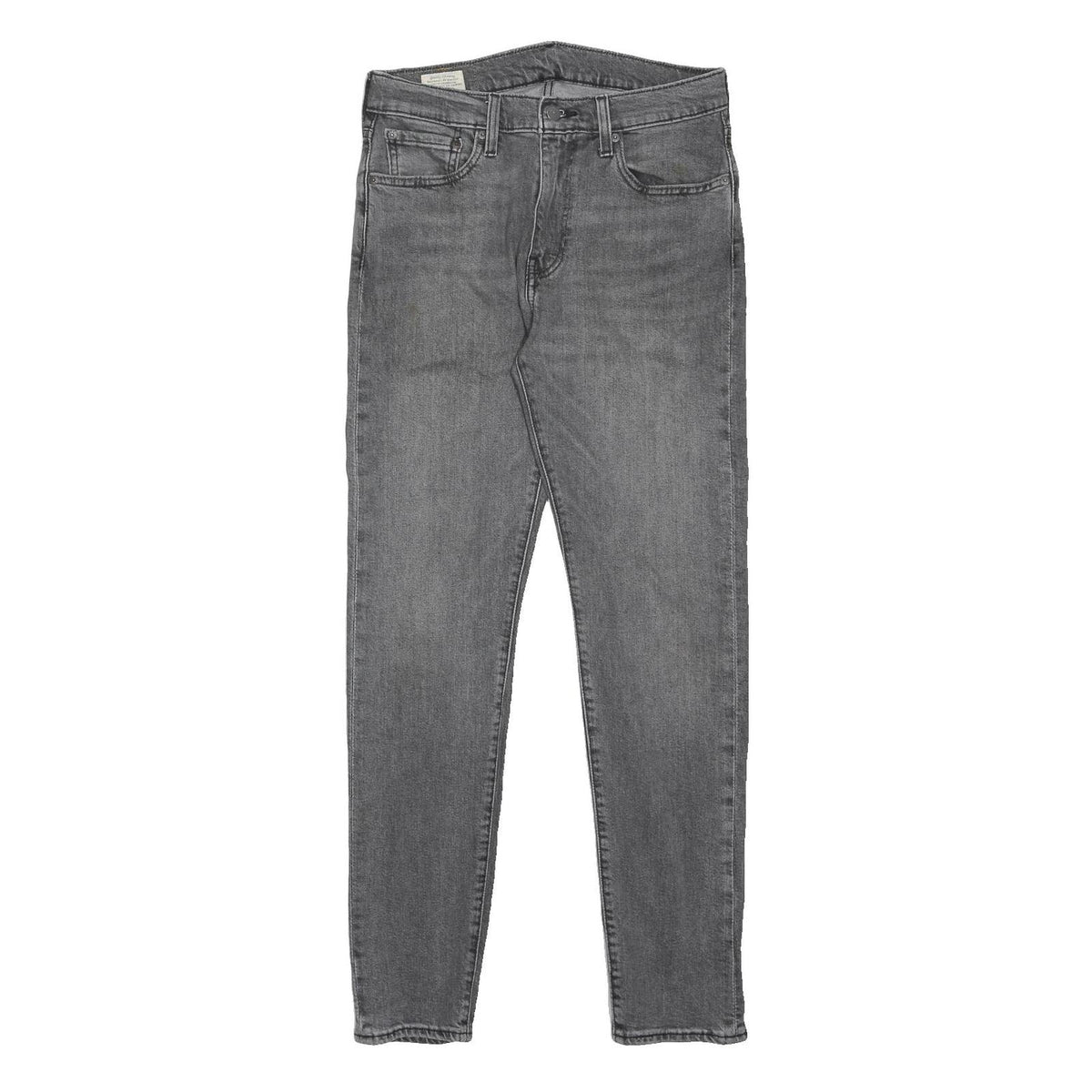 LEVI'S 512 Mens Slim Grey Denim Slim Jeans W30 L31 Stylish Cotton Blend Zip
