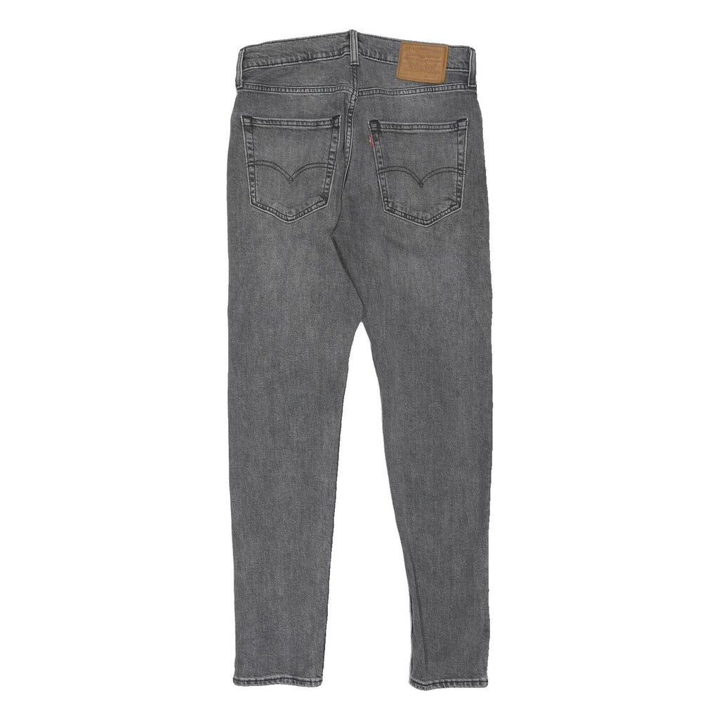 LEVI'S 512 Mens Slim Grey Denim Slim Jeans W30 L31 Stylish Cotton Blend Zip