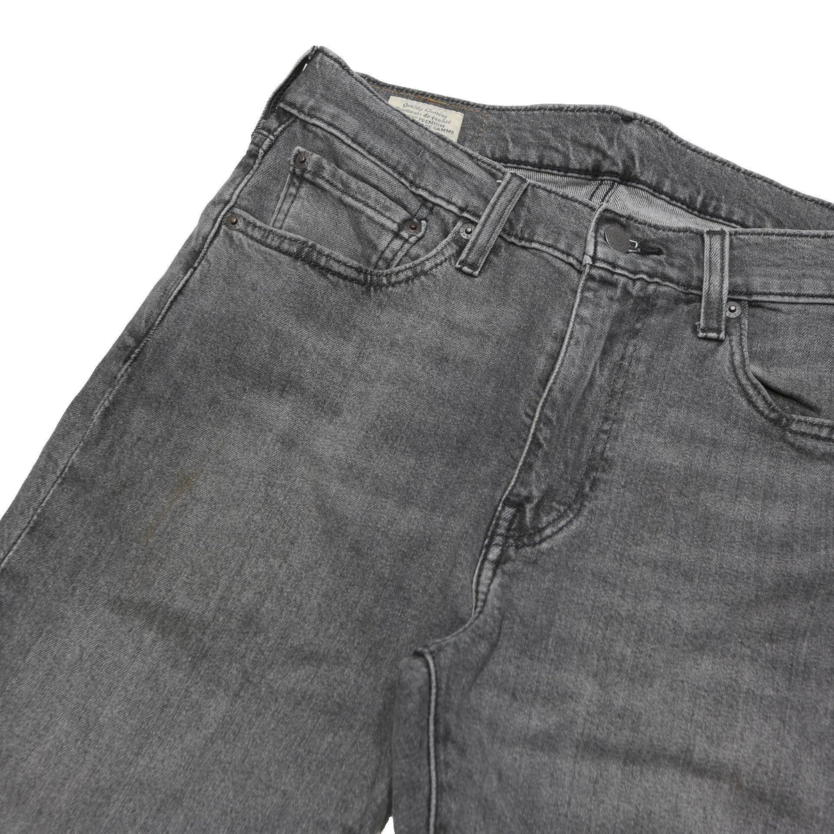 LEVI'S 512 Mens Slim Grey Denim Slim Jeans W30 L31 Stylish Cotton Blend Zip