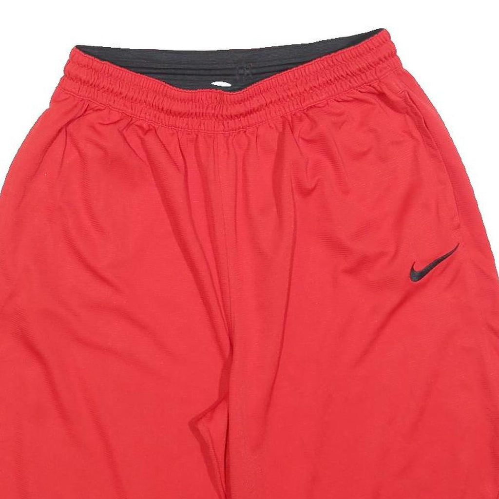 NIKE Mens Shorts Red XL W32 Sports Casual Activewear Lightweight Breathable