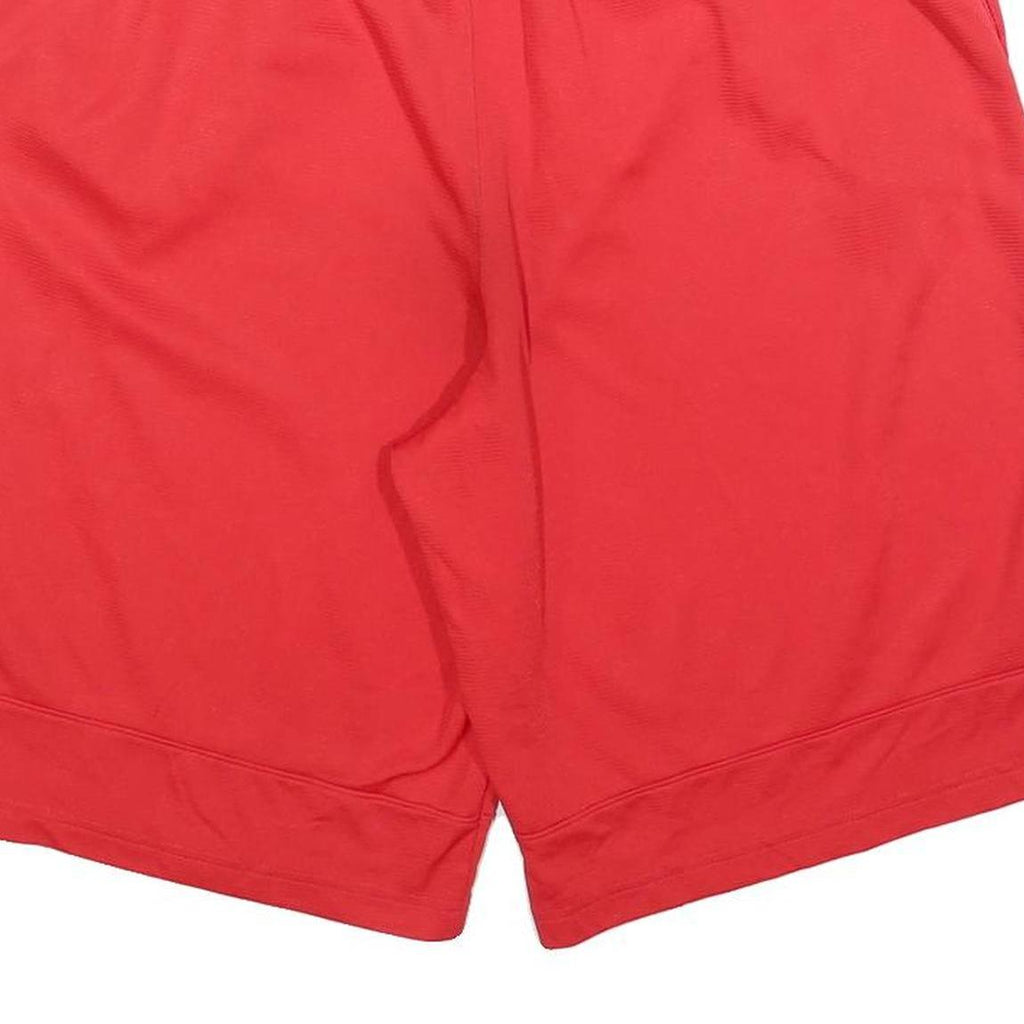 NIKE Mens Shorts Red XL W32 Sports Casual Activewear Lightweight Breathable