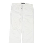 LEVI'S Womens Jeans White Regular Straight Denim W28 L26 Cotton Blend Zip