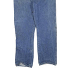 DICKIES Mens Regular Fit Blue Denim Jeans W40 L32 Cotton Blend Zip Classic