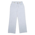Womens Regular Fit Wide-Leg Denim Light Blue Cotton Blend Jeans W26 L30 Relaxed