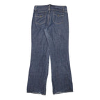 GAP Womens Relaxed Bootcut Denim Medium Blue W32 L31 Cotton Blend Zip Jeans