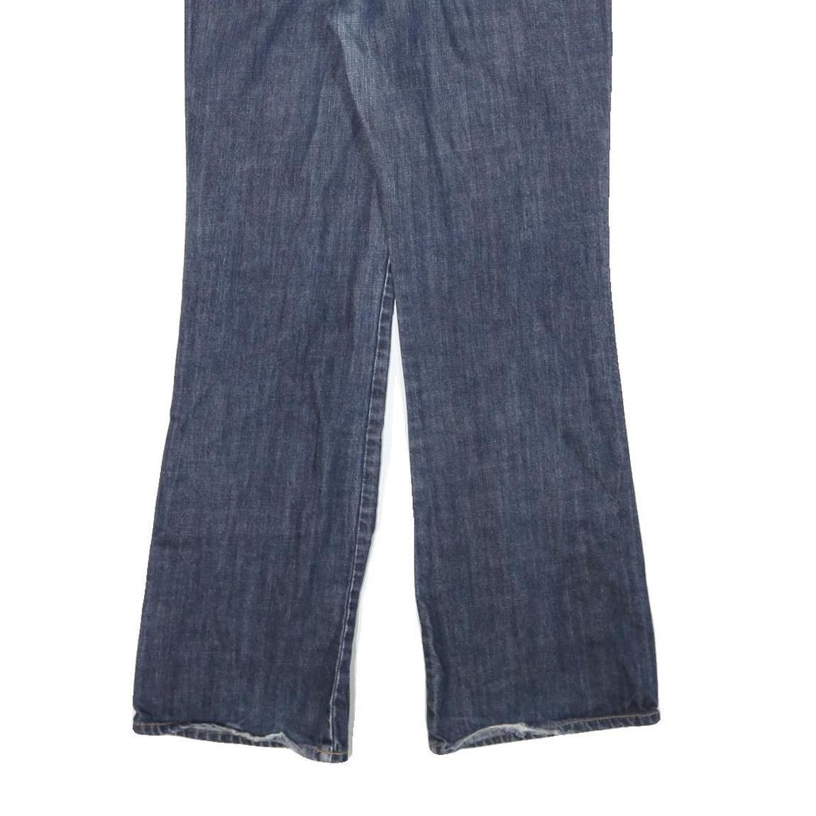 GAP Womens Relaxed Bootcut Denim Medium Blue W32 L31 Cotton Blend Zip Jeans