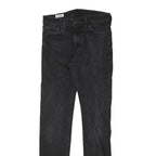 LEVI'S Womens Black Regular Skinny Denim W30 L32 Zip Classic Jeans