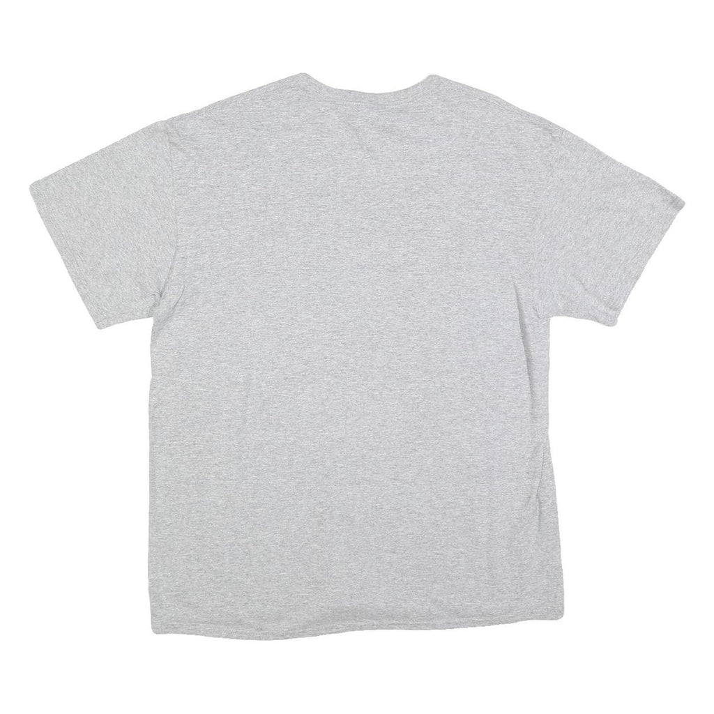 DELTA Mens Grey St George Island Florida Graphic T-Shirt L Short Sleeve Crew