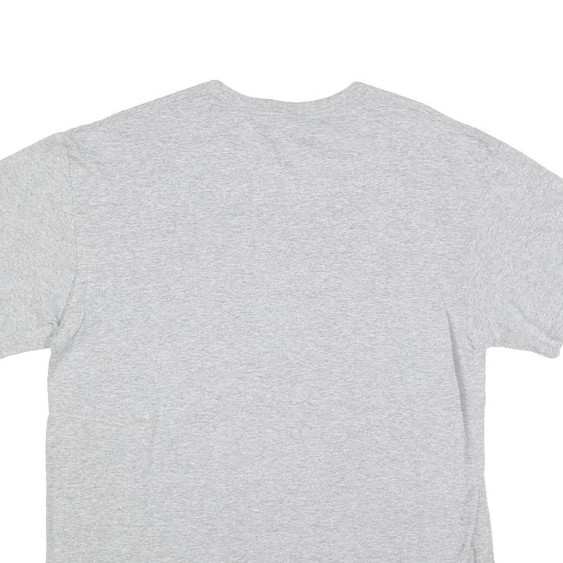 DELTA Mens Grey St George Island Florida Graphic T-Shirt L Short Sleeve Crew