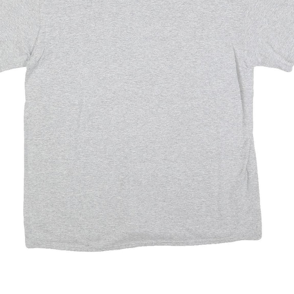 DELTA Mens Grey St George Island Florida Graphic T-Shirt L Short Sleeve Crew