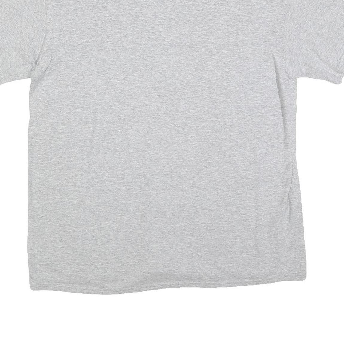 DELTA Mens Grey St George Island Florida Graphic T-Shirt L Short Sleeve Crew