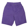 RIO Womens Shorts Purple Casual Regular Fit M W28 Comfortable Cotton Blend