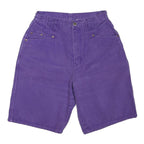 RIO Womens Shorts Purple Casual Regular Fit M W28 Comfortable Cotton Blend