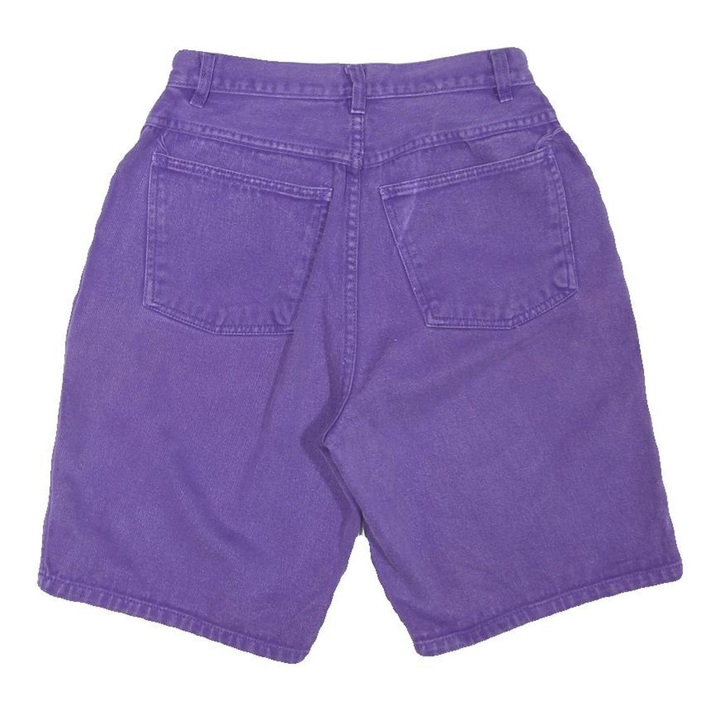 RIO Womens Shorts Purple Casual Regular Fit M W28 Comfortable Cotton Blend